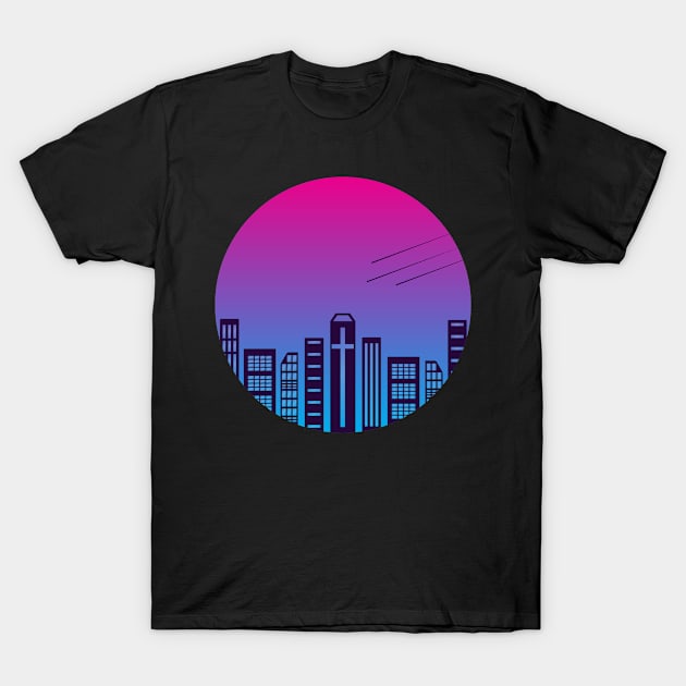 City apocalypse T-Shirt by R4Design